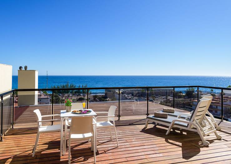 Lägenhet med två sovrum, dubbel balkong och havsutsikt Hotell New Folias Gran Canaria Lägenhet med två sovrum, dubbel balkong och havsutsikt Hotell New Folias Gran Canaria