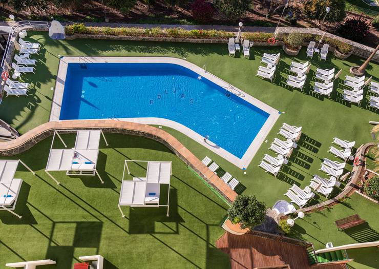 Dubbelrum med balkong och havsutsikt Hotell New Folias Gran Canaria Dubbelrum med balkong och havsutsikt Hotell New Folias Gran Canaria