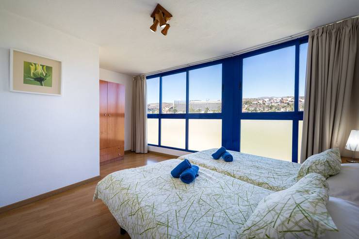 Two bedroom apartment with double balcony and sea views new folias hotel gran canaria Two bedroom apartment with double balcony and sea views new folias hotel gran canaria
